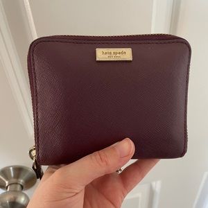 Used Kate Spade maroon wallet